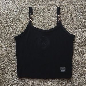 Versace WOMENS logo on front halter top - M